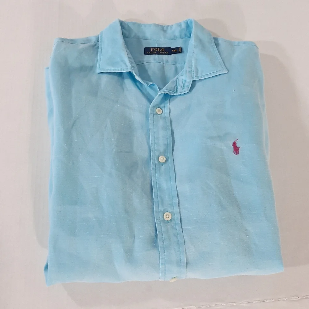 Polo Ralph Lauren Linen Long Sleeve Shirt - Picture 4 of 6